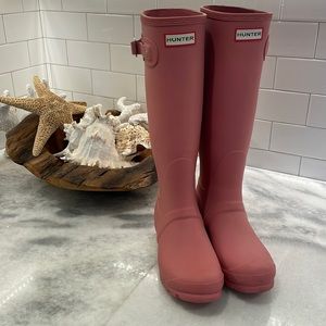Hunter Original Tall Boots - Blush Pink